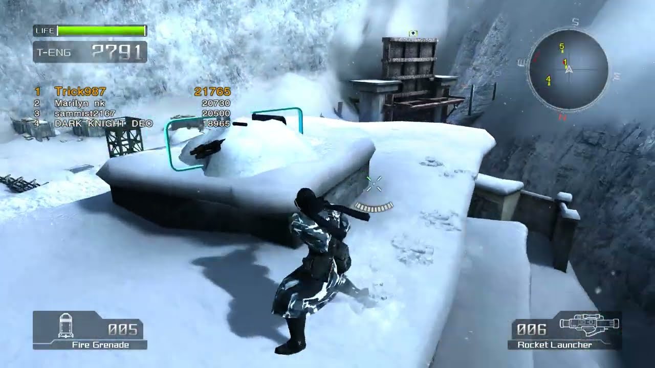 Lost Planet Colonies Multiplayer - Deathmatch - Pirates Fortress - Where is the retry button?XD - 4K
