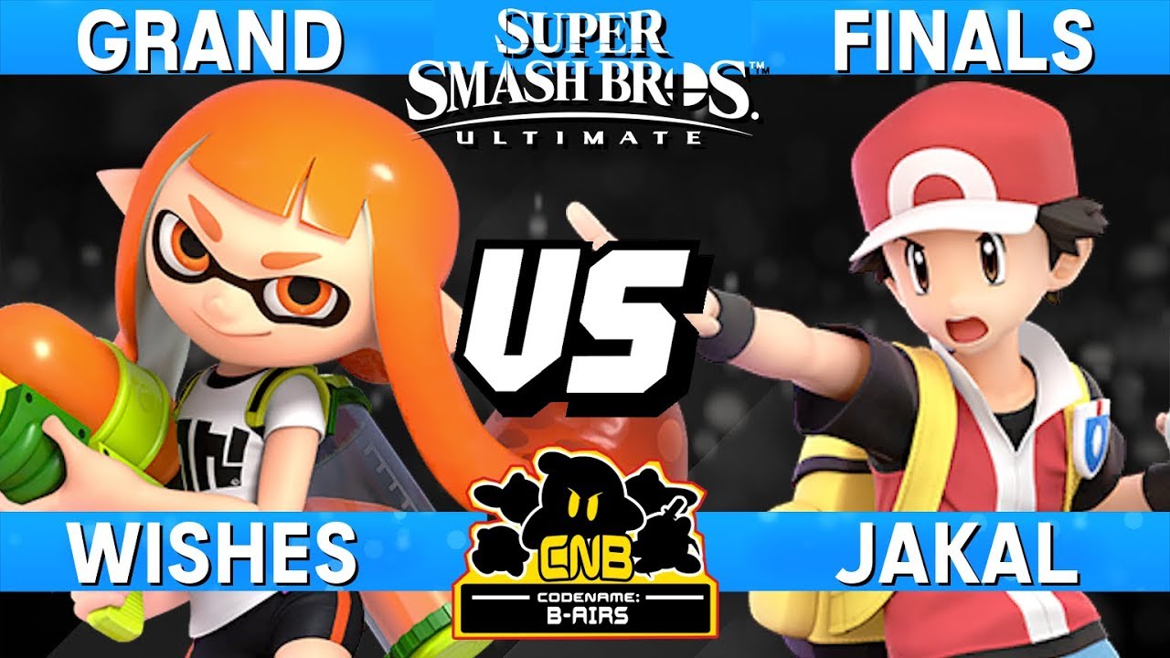 Smash Ultimate Tournament Grand Finals - Wishes (Inkling) vs Jakal (Pokemon Trainer) - CN:B-Airs 165