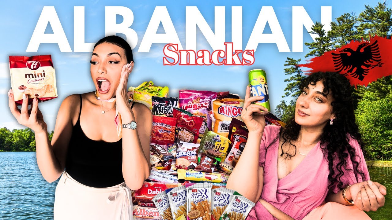 Moroccans trying Albanian Snacks B DARIJA PART ONE