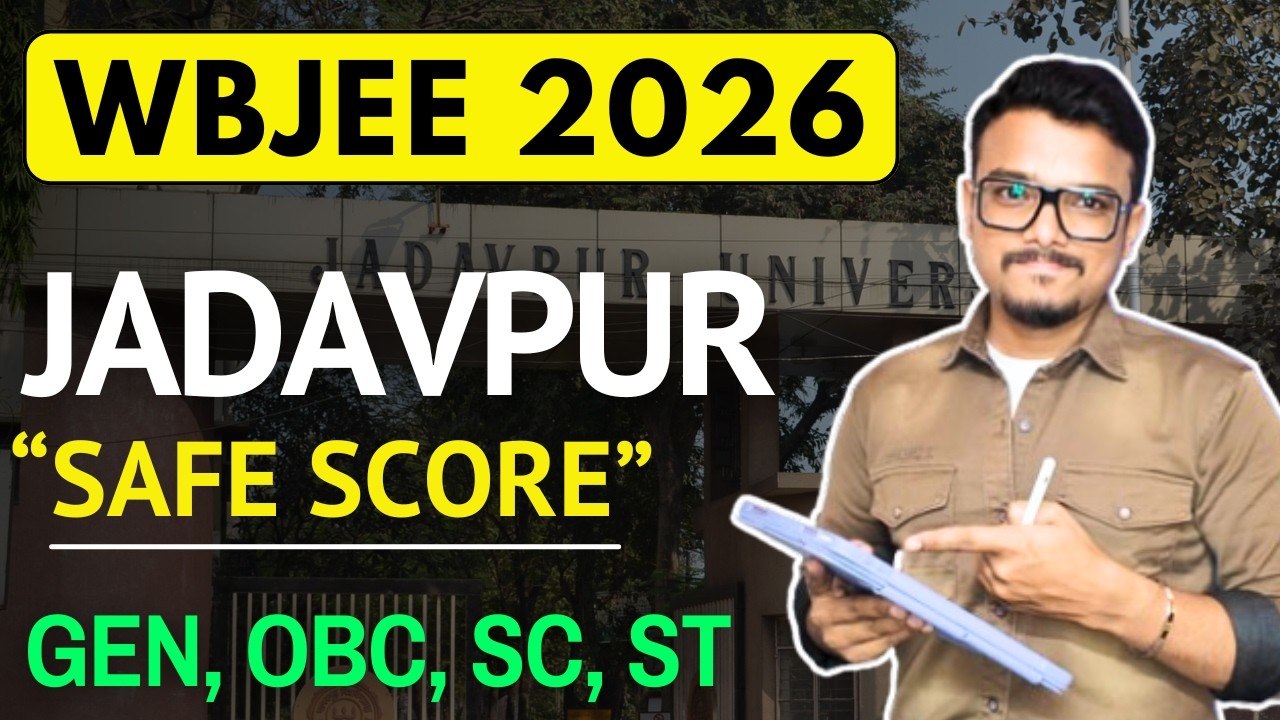 Safe Score for Jadavpur University WBJEE 2026 | All Department Cutoff #wbjee2026