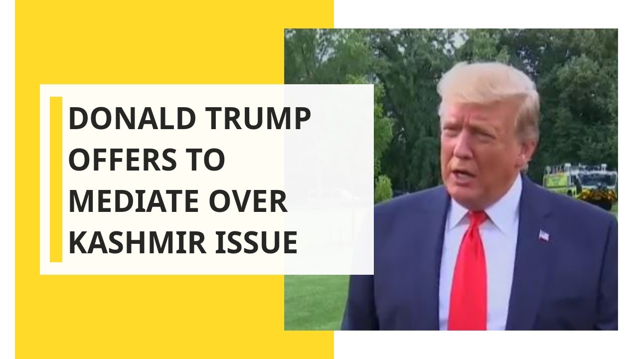 Up to PM Narendra Modi to accept Kashmir offer: Donald Trump