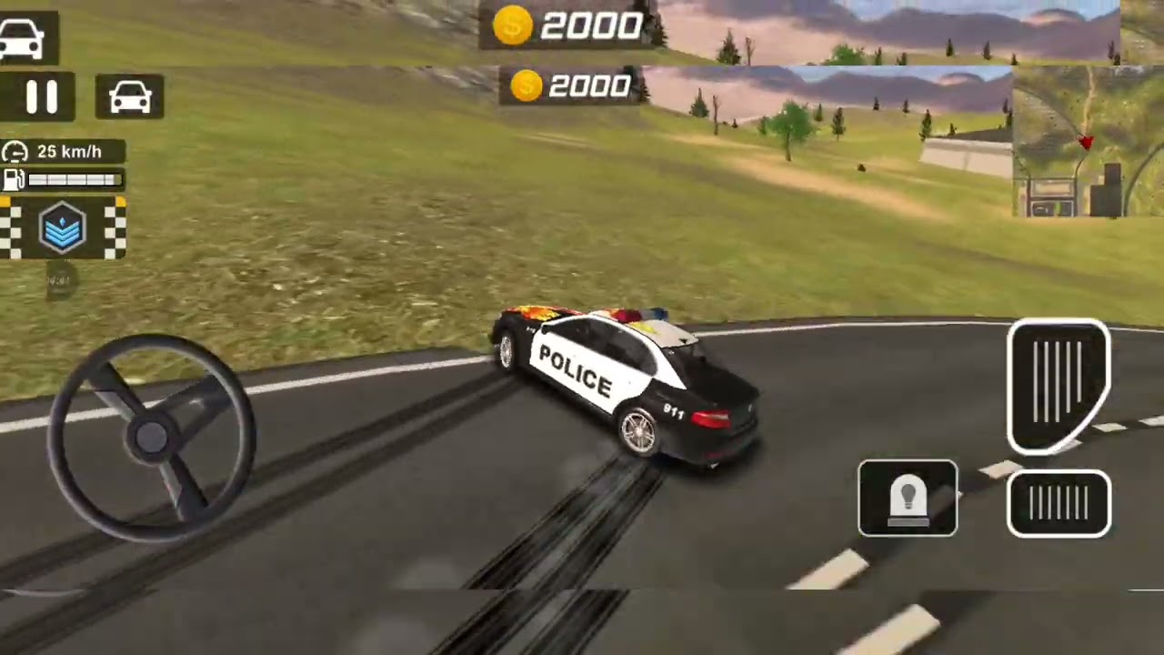 👮Police car gaming video post 👮 