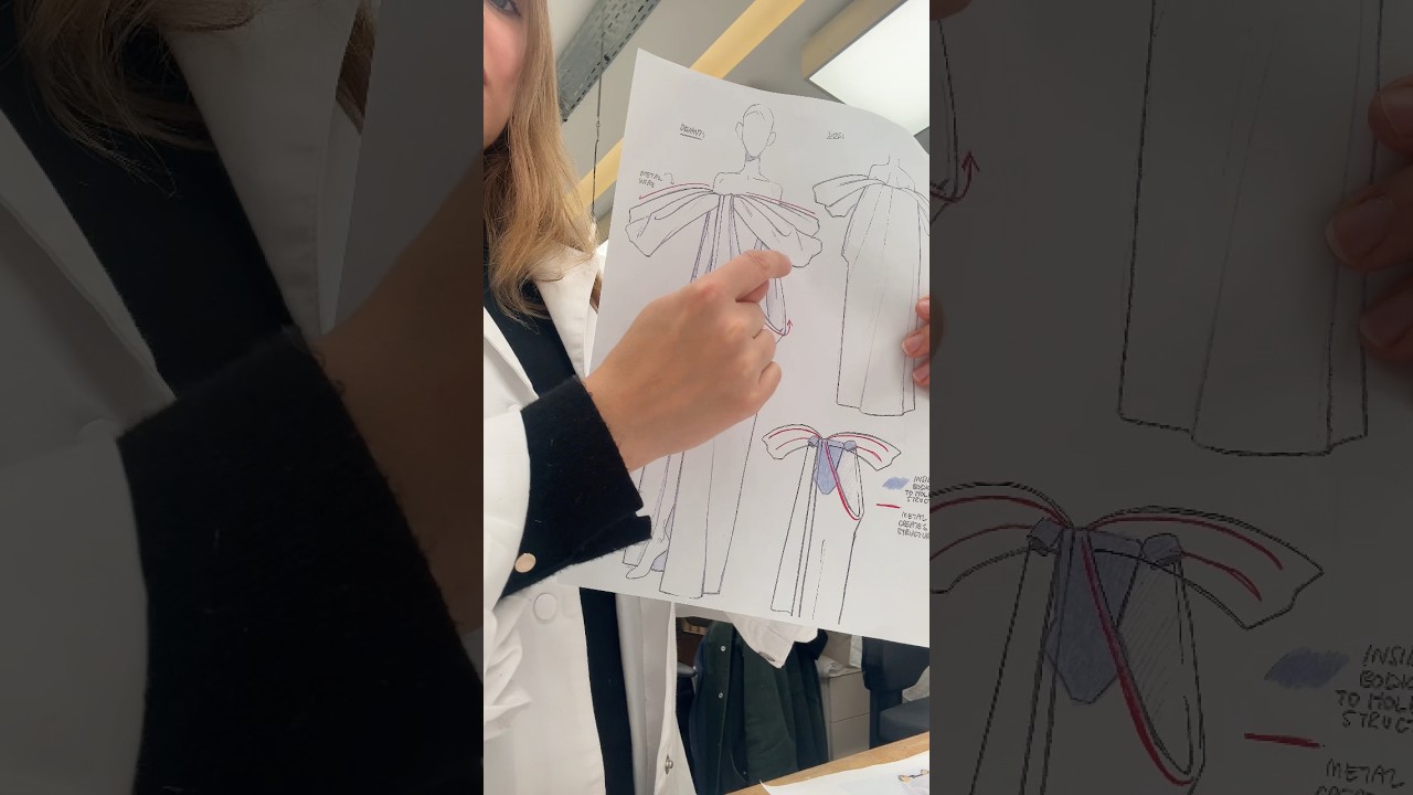 Crafting the collection in the #DiorCouture atelier