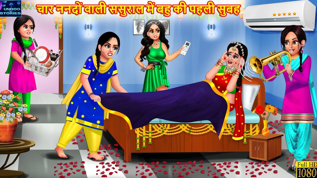 चार ननदों वाली ससुराल में बहु की पहली सुबह | Saas Bahu | Hindi Kahani | Moral Stories | Kahaniya