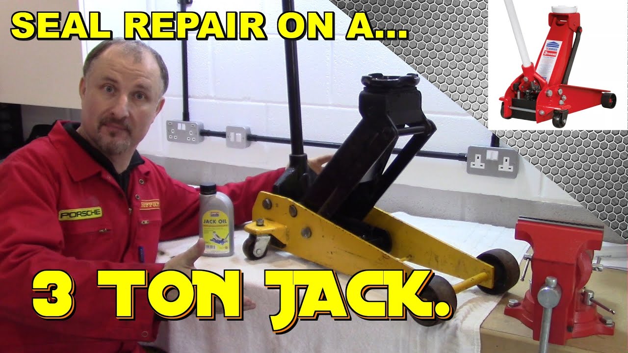 How to repair your Halfords or Sealey 3 ton Trolley Jack: Quick Tech Ep3.