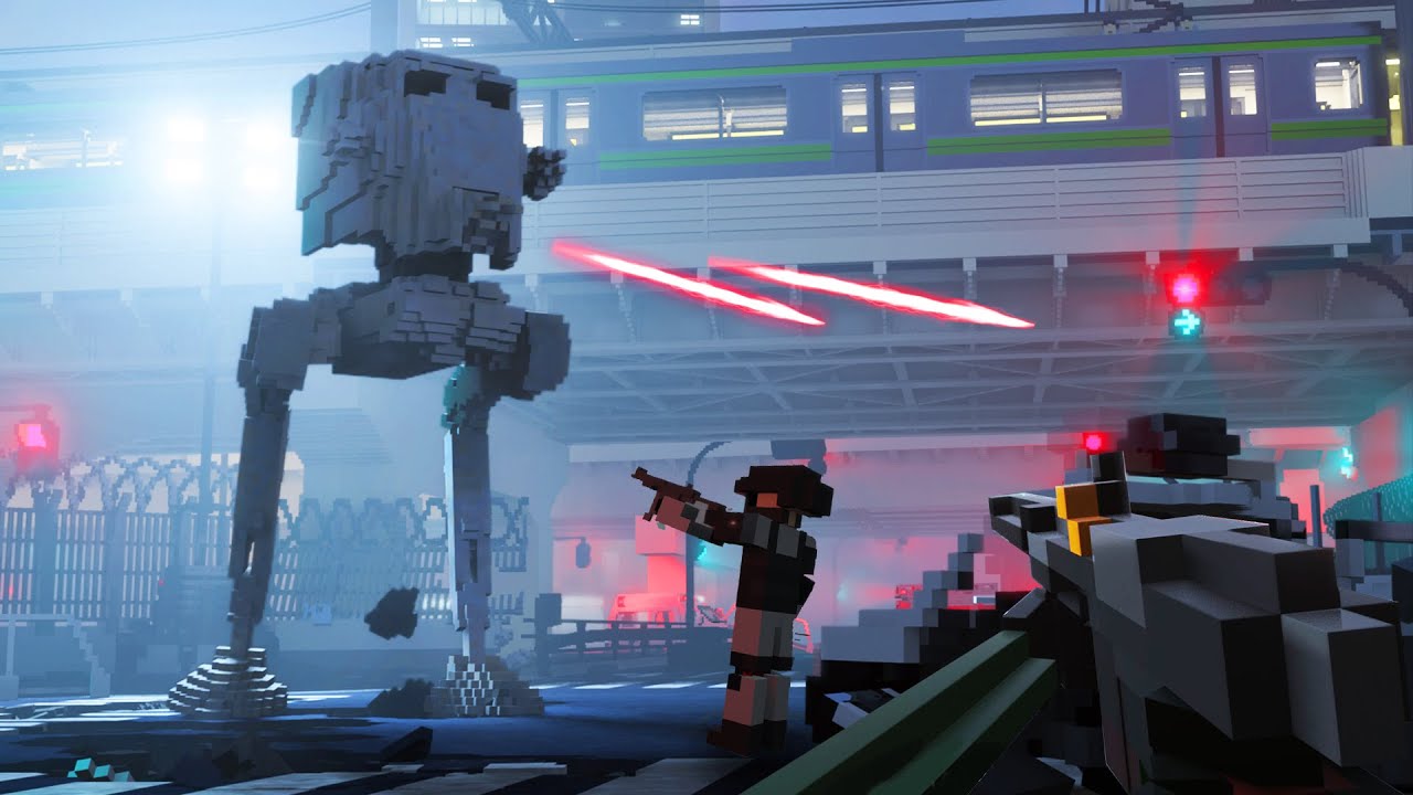 Realistic Star Wars AT-ST Destruction 😱 Teardown
