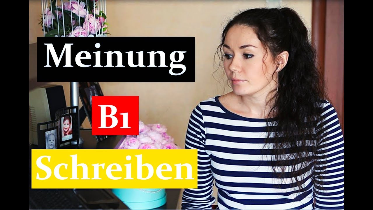 Часть 2. Meinung. Немецкий. Brief В1. Schreiben