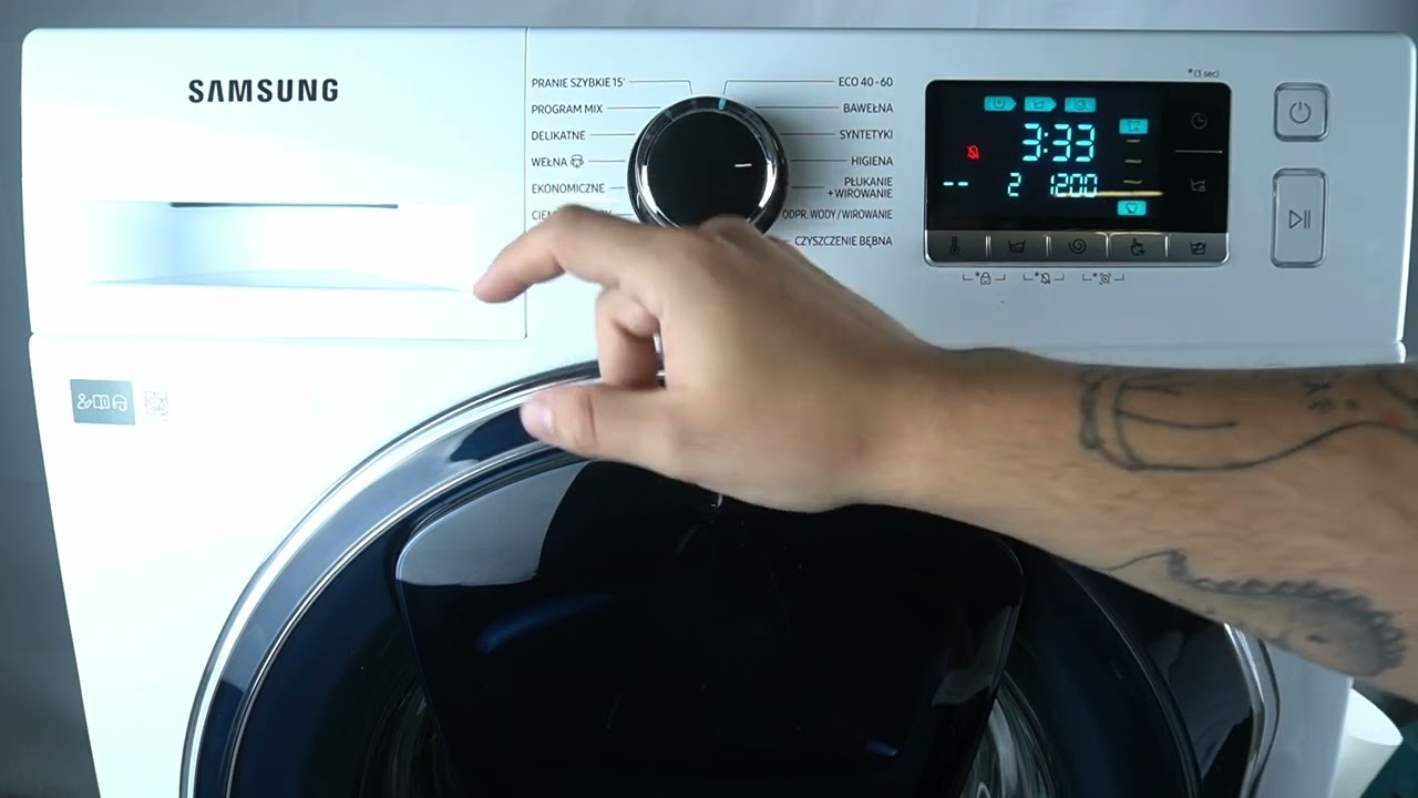 Samsung EcoBubble 8кг - Как выполнить очистку барабана? | Стиральная машина WW8NK62E0RW