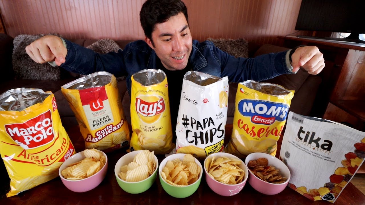 Comparando PAPAS FRITAS envasadas