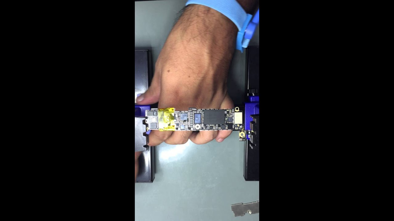 Iphone 5s não carrega, reparo em placa