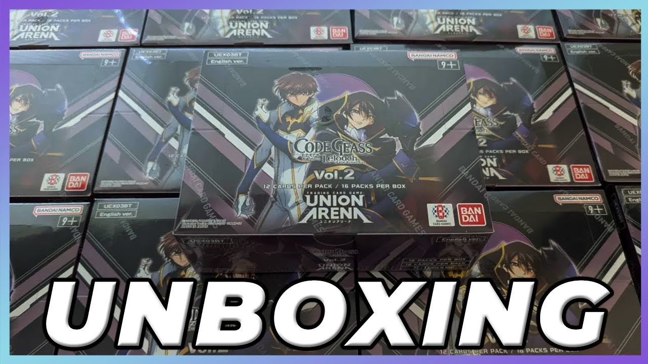 Union Arena Code Geass Volume 2 Unboxing - Case 17 of ??? |  North America Version