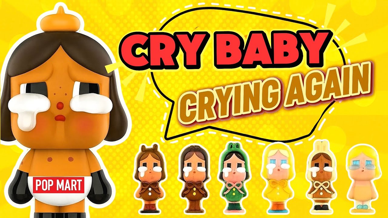 Развеселим Плачущих Малышек Cry Baby ! #unboxing #blindbox #распаковка #crybaby #cryingbaby #popmart