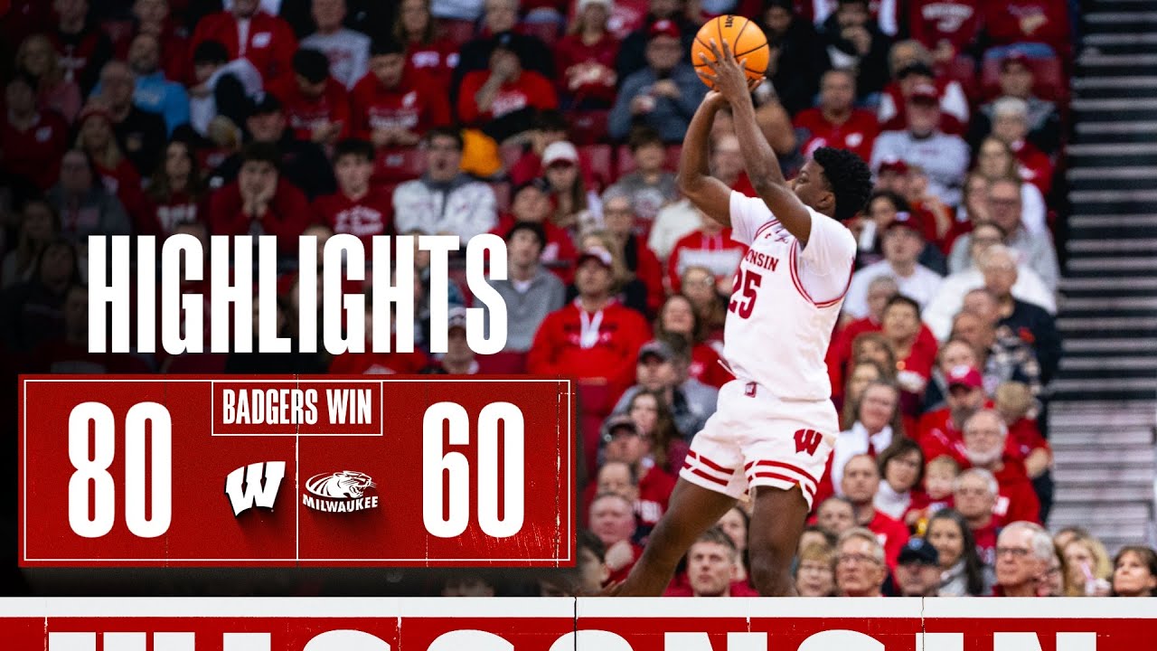 Highlights vs UW-Milwaukee || Wisconsin Basketball || Dec. 30, 2025