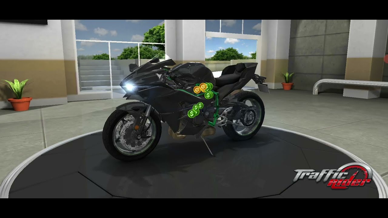 Traffic rider game unlimited money hayabusa #gamer