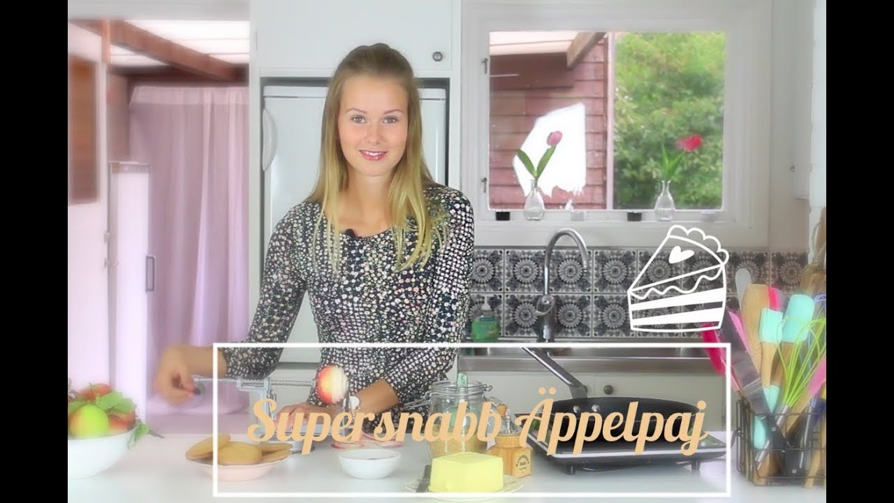 Baka med Frida - Supersnabb äppelpaj