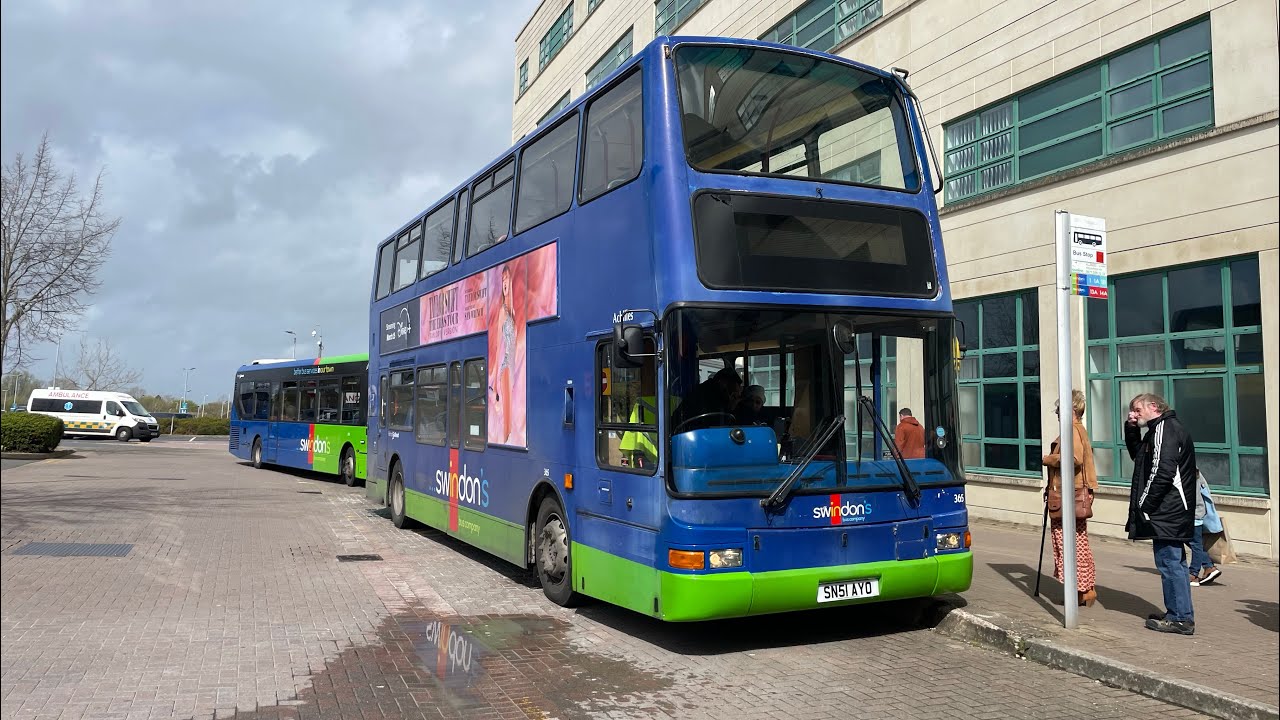 365 SN51 AYO | Dennis Trident Plaxton President | Swindon’s Bus Company | Voith/€3