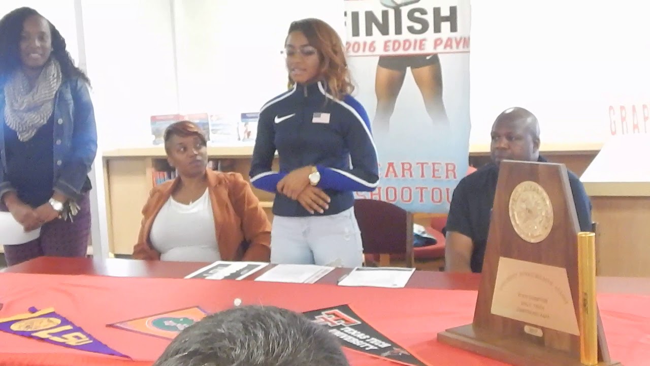 ShaCarri Richardson's Signing Day at Carter High School 2017