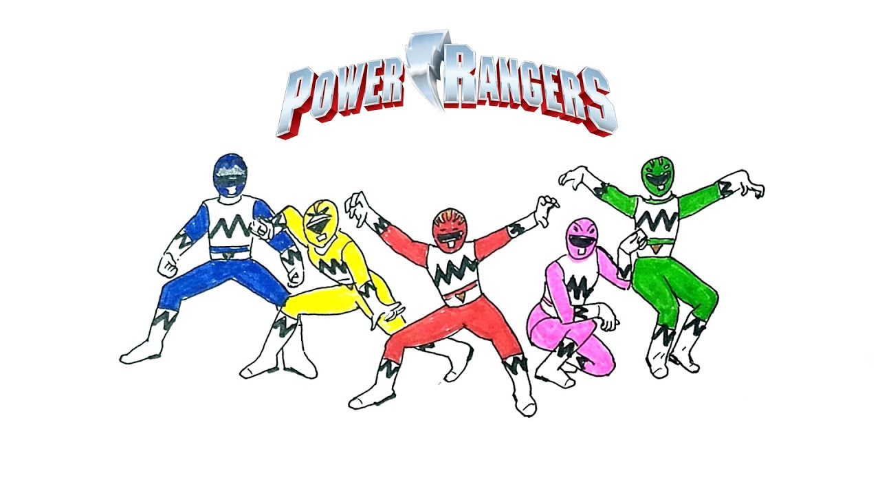How to Draw the Power Rangers
