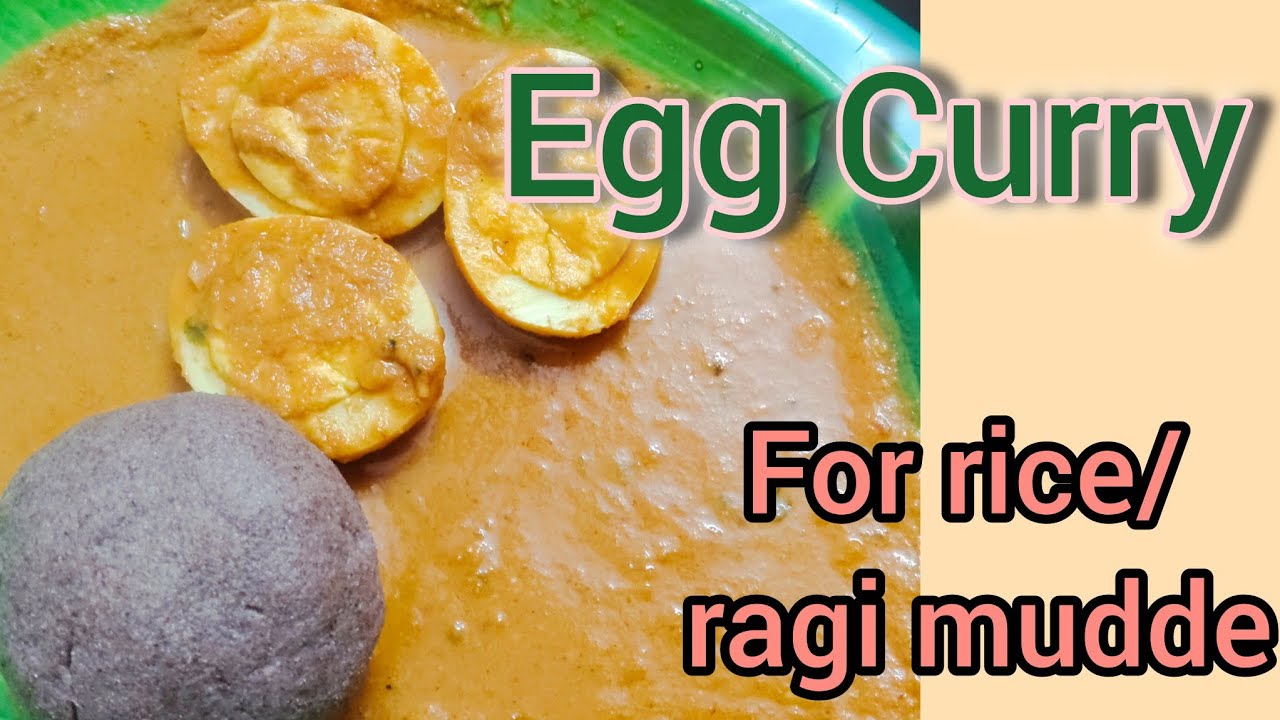 Egg Curry for Rice or Ragi mudde | Easy and Tasty recipe |