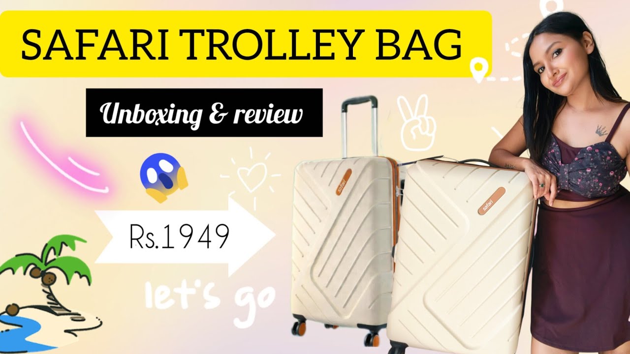Safari Trolley Bag Unboxing & Review | Best Travel Luggage Under ₹2000 | Worth Buying?