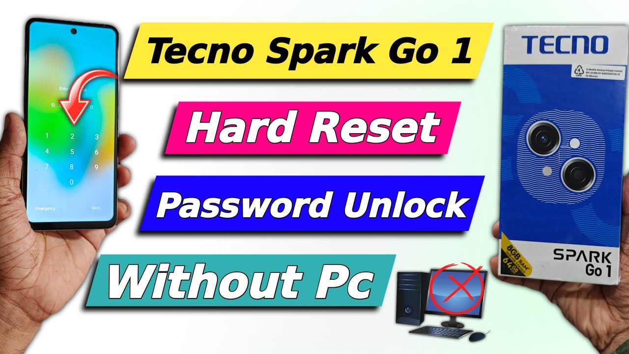 Easy way to unlock Tecno Spark Go 1 | Tecno Spark Go 1 Reset Password - Unlock Without Pc