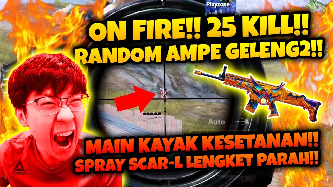 KESETANAN PRO PLAYER PUBG!! LANGSUNG ONFIRE 25 KILL!! | PUBG MOBILE