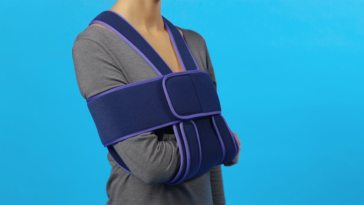 Comment mettre le BANDAGE D'IMMOBILISATION D'ÉPAULE
