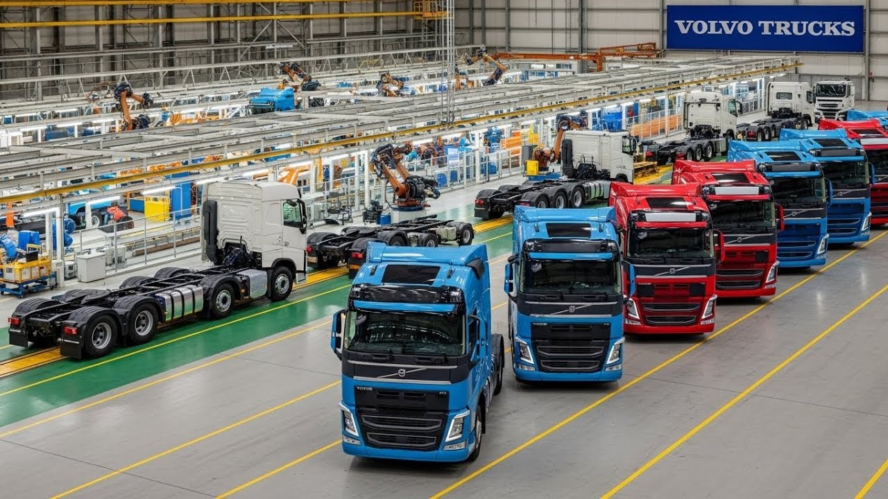 WHAT IS VOLVO'S MANUFACTURING STRATEGY || HOW THE COMPANY PRODUCES THOUSANDS OF TRUCKS EVERY YEAR