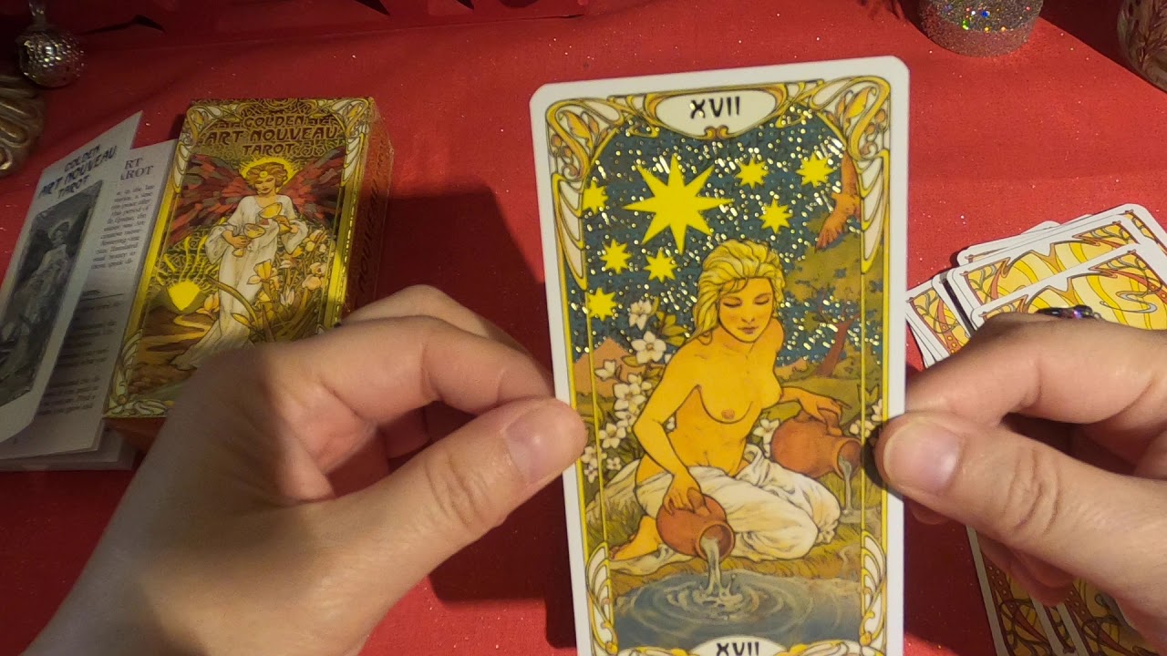 Golden Art Nouveau Tarot - Full Flip Through