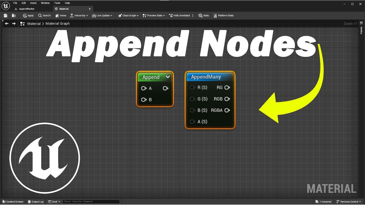 Append Nodes EXPLAINED! Unreal Engine Materials