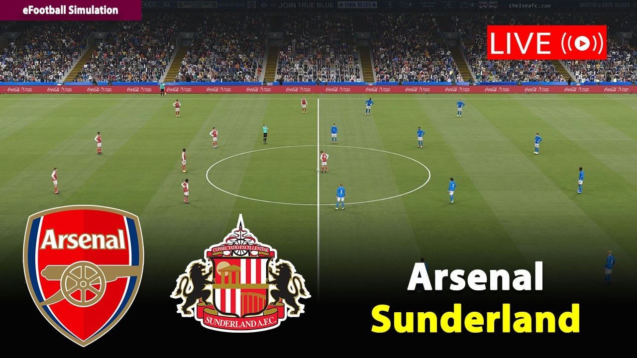 🔴Live- Arsenal vs Sunderland | England Premier League 2025/26 Match | PES21 Game Simulation
