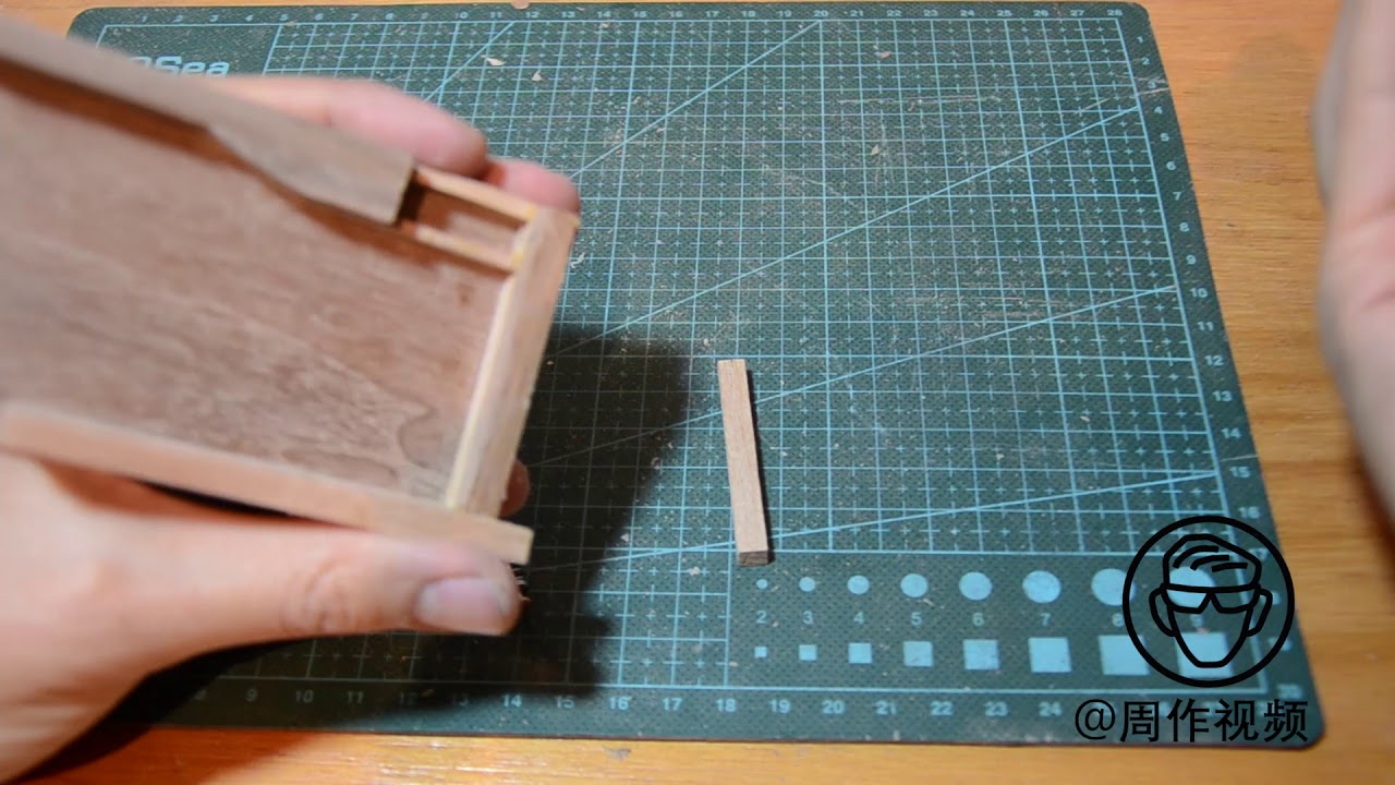wood cigarette case 木制 机关烟盒