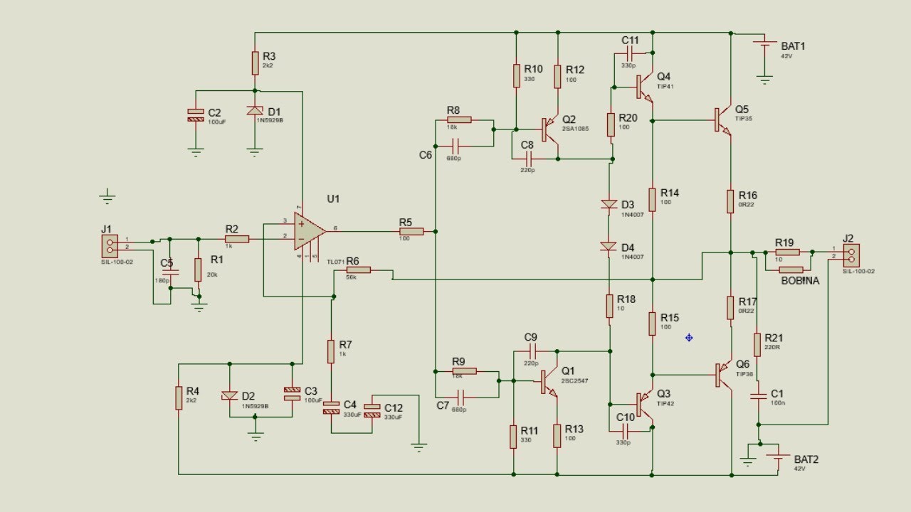 Amplificador de 80 watts