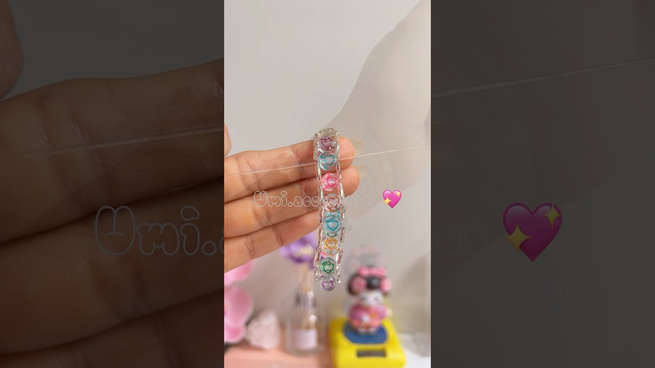 Pulsera el&aacute;stica 🩷🌸✨ #parati #pulseras #shortvideo #accesorios #fypyoutube #joyas #videos