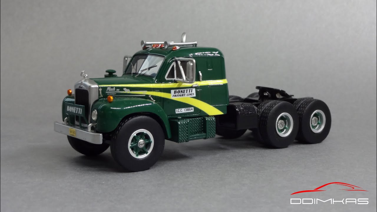 Mack B-61ST 1957 || NEO Scale Models || Масштабная модель седельного тягача