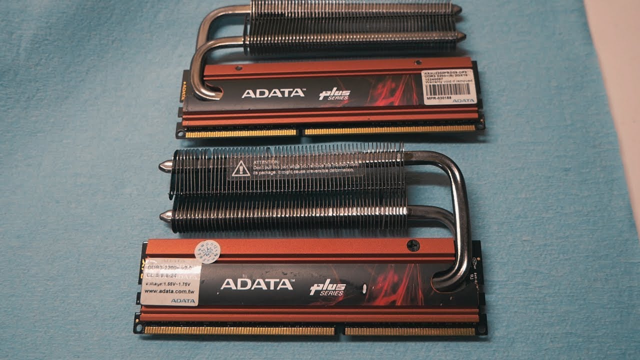 Some of the Rarest DDR3 Memories - ADATA XPG Plus 2200 CL8 feat. Elpida Hyper - Overview & OC Test