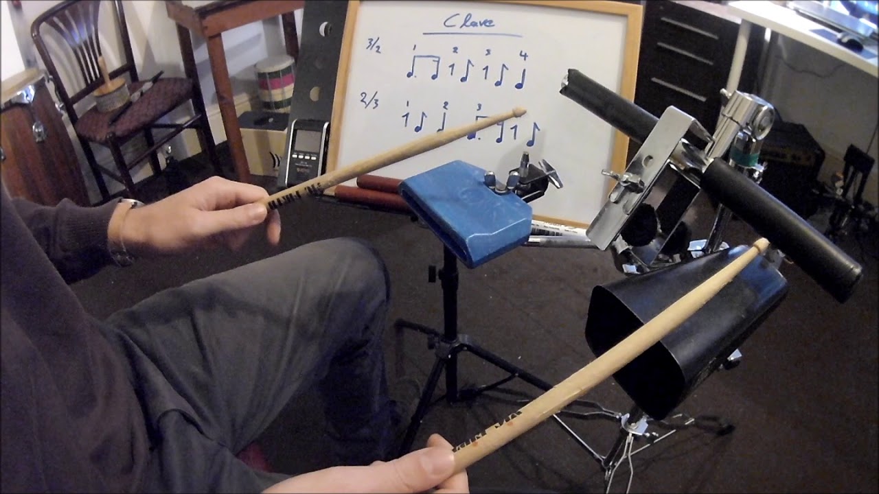 Son Clave 3/2 & 2/3 playing together (easy trick)