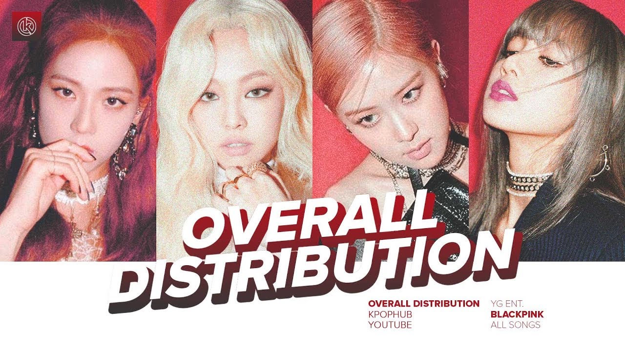 BLACKPINK OVERALL DISTRIBUTION (All Song's Line Distribution)