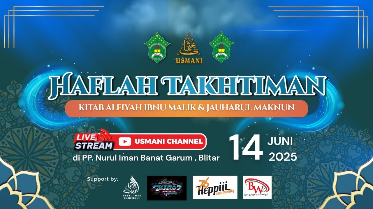 Prosesi Haflah Takhtiman Kitab Alfiyah ibnu Malik dan Jauharul Maknun