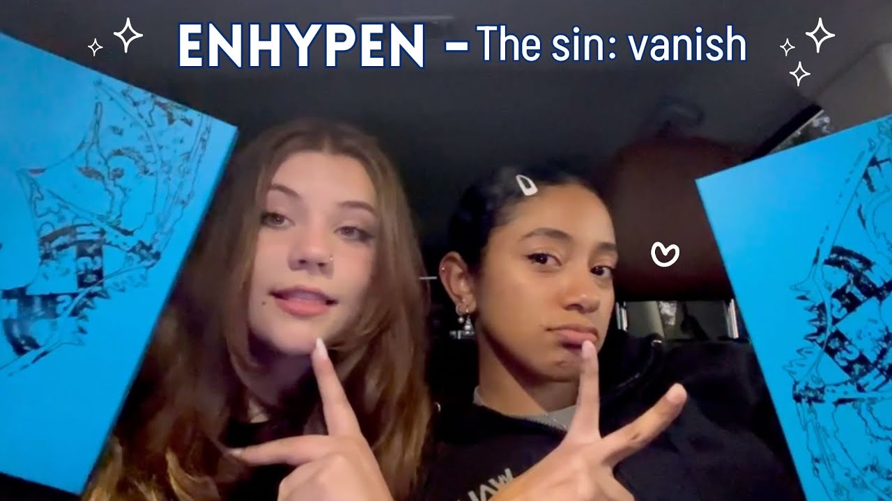 Enhypen The Sin: Vanish Unboxing...but it's a mess 🔪🖤