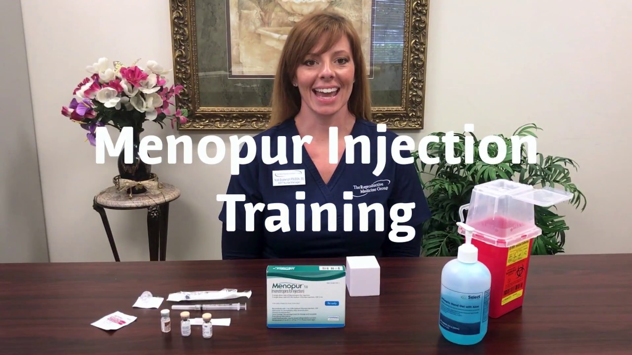 Menopur® Medication Information and Injection Instructions - The Reproductive Medicine Group