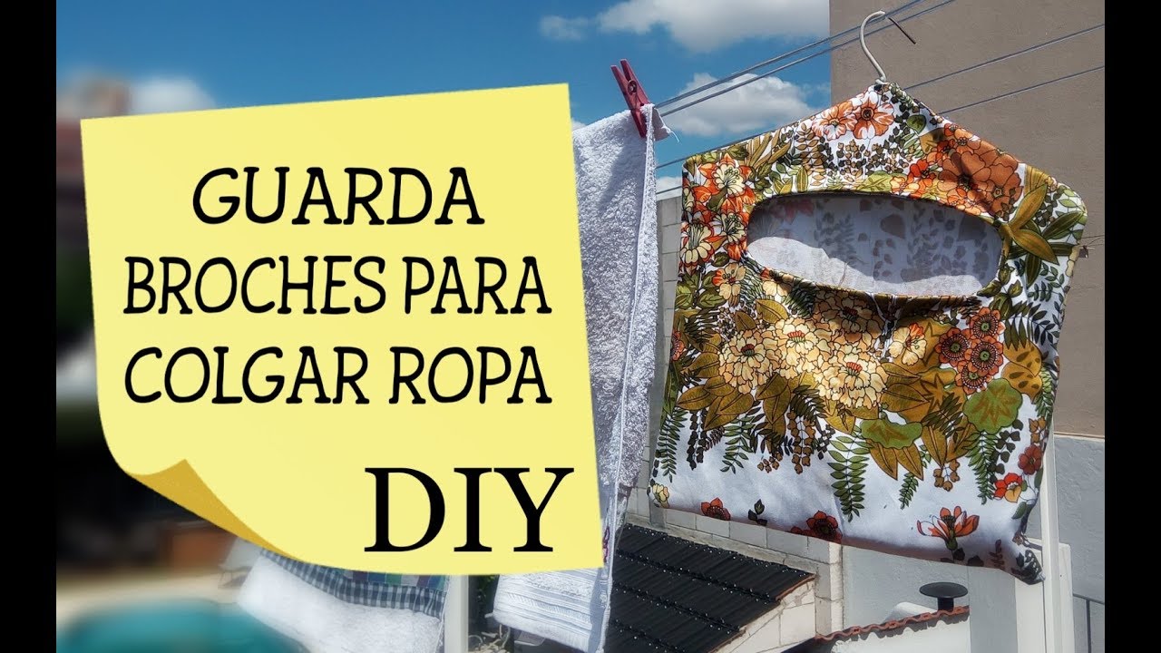 Cómo hacer una BOLSA  GUARDA BROCHES PARA COLGAR ROPA  - Fabiana Marquesini - 88
