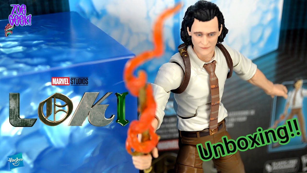 El Tesseract en mi mano Loki Disney Plus Marvel Studios Unboxing Marvel Legends Hasbro Zoe Geek!