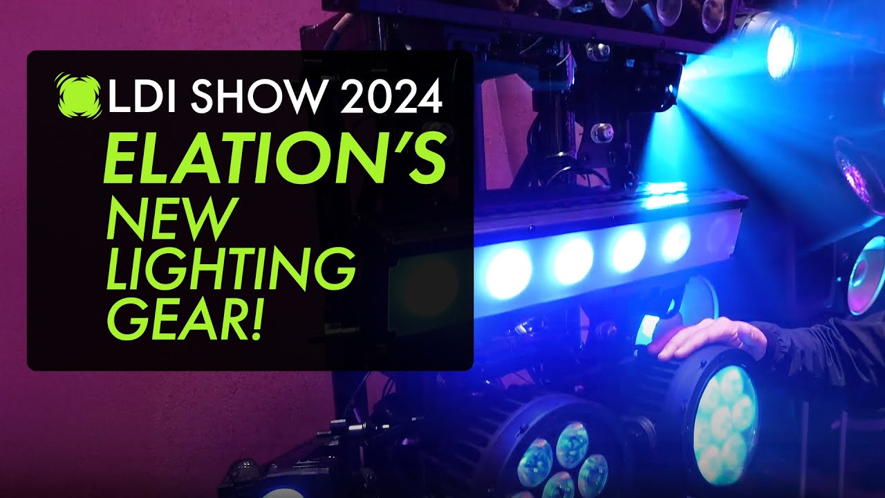 Elation Introduces New Lighting Gear | LDI 2024