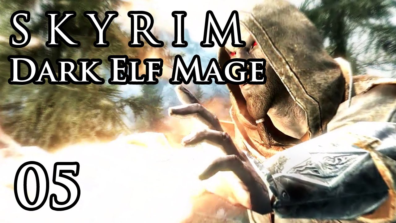 Skyrim Dark Elf Mage 05 - Augur of Dunlain and Ruins of Mzulft