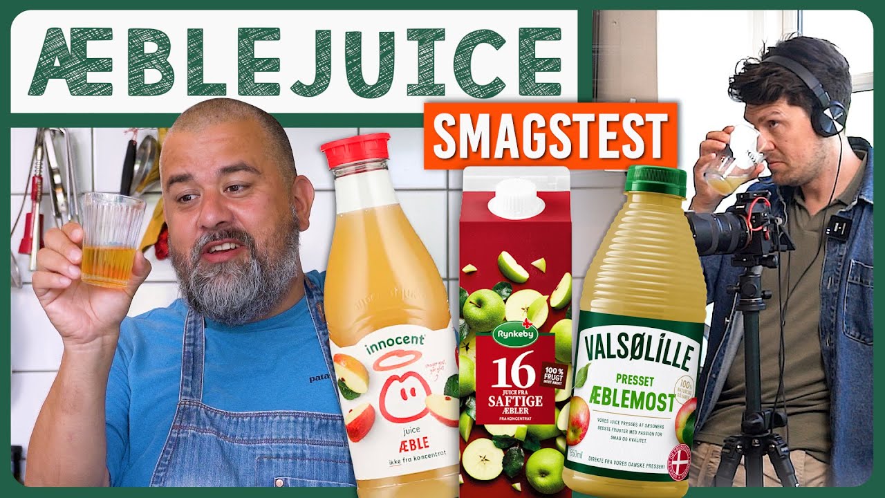 ÆBLEJUICE-TESTEN🍎 | Et overraskende højt niveau! | 9/10 til en kendt testvinder