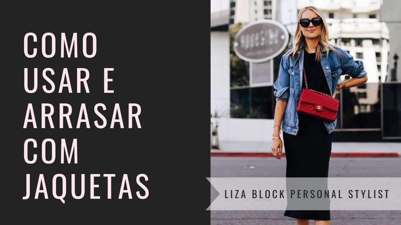 Jaqueta de Couro e Jeans, Como Usar | Liza Block