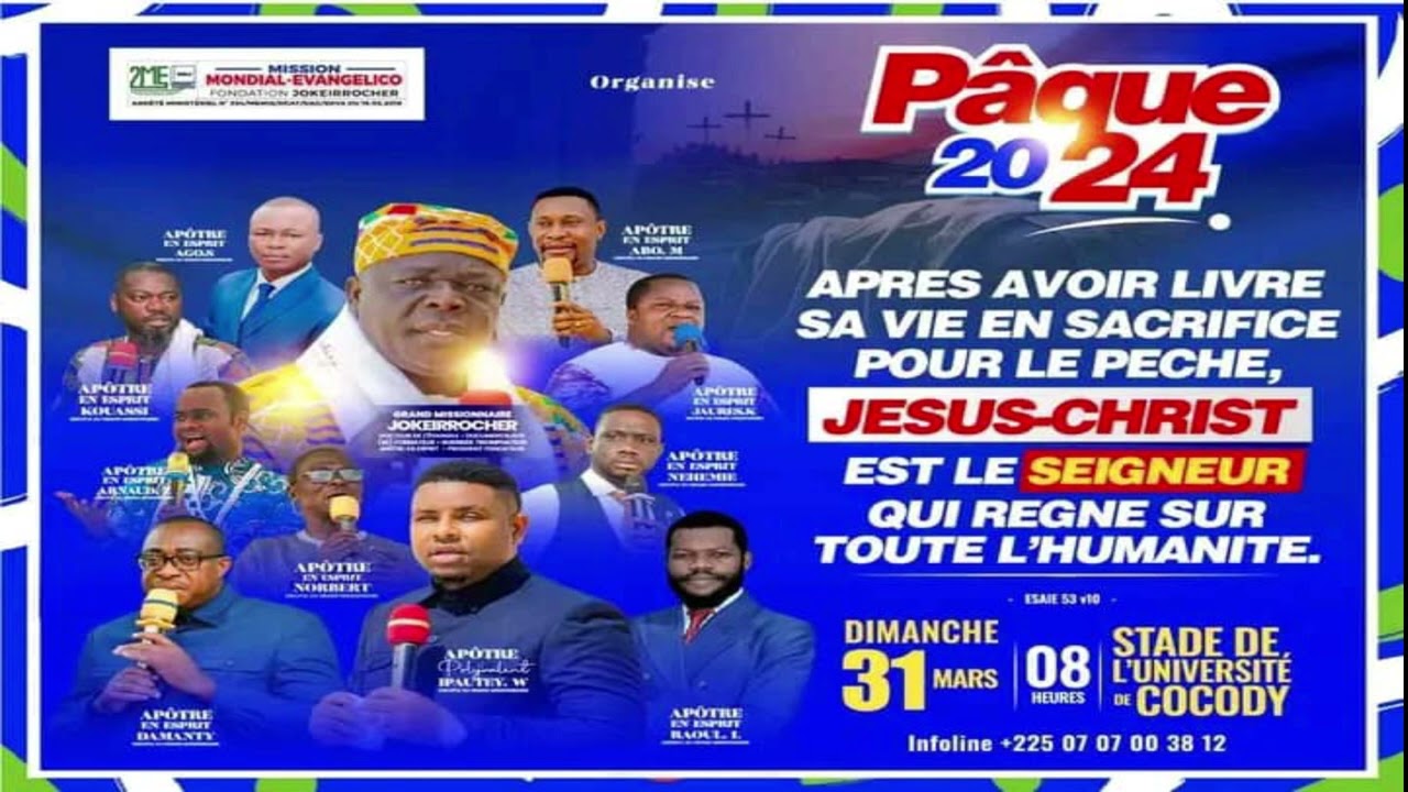 PÂQUE 2024 MISSION MONDIALE EVANGELICO