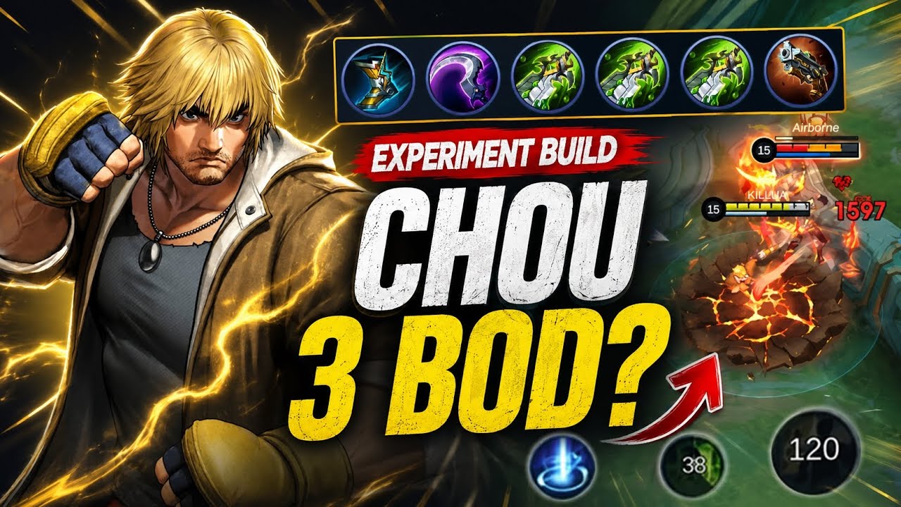 CHOU KEN STREET FIGHTER GAMEPLAY 3 BOD? - Mobile Legends 