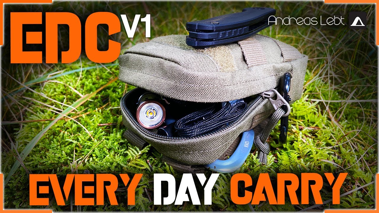 EDC - EVERY DAY CARRY V1 - Survival Kit | Fenix E16 Test Survival Bushcraft DEUTSCH